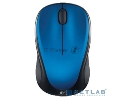 Мышь беспроводная Logitech M235 синий, 1000 dpi, радиоканал, USB, кнопки - 3
