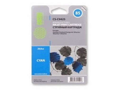 [расходные материалы] CACTUS C9425 Картридж струйный CS-C9425 №85 голубой для HP DJ 30/130 (29мл)