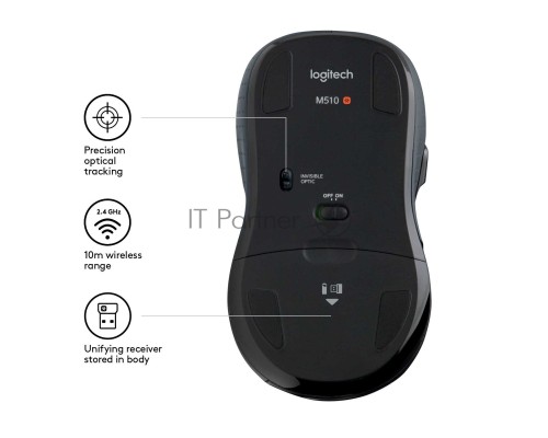 Мышь Logitech M510 EER2 (910-001826)