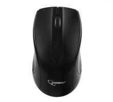Gembird MUSW-320 Black USB {Мышь беспроводная, 2кнопоки+колесо-кнопка, 2.4ГГц, 1000 dpi}
