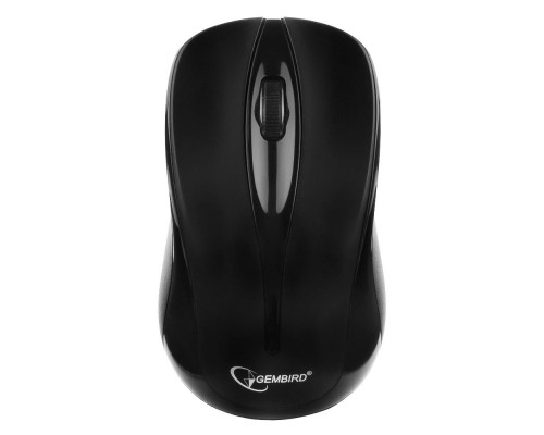[Мышь] Gembird MUSW-325 Black USB {Мышь беспроводная, 2кнопоки+колесо-кнопка, 2.4ГГц, 1000 dpi}