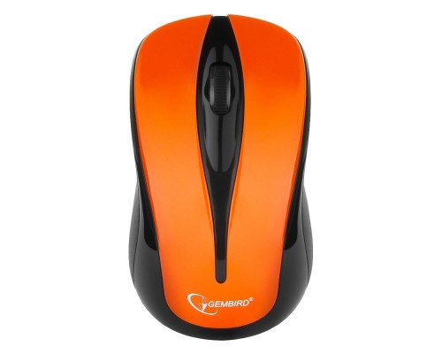 [Мышь] Gembird MUSW-325-O Orange USB {Мышь беспров., 2кн.+колесо-кнопка, 2.4ГГц, 1000 dpi}