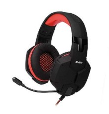 SVEN AP-G988MV черно-красный {с полноразмерными наушниками закрытого типа, встроенный регулятор громкости, подключение: 2 x mini jack 3.5 mm, частота воспроизведения 20-20000 Гц}