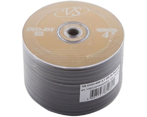 [Диск] VS DVD+RW 4,7 GB 4x Bulk/50 (VSDVDPRWB5001/003) (620601)