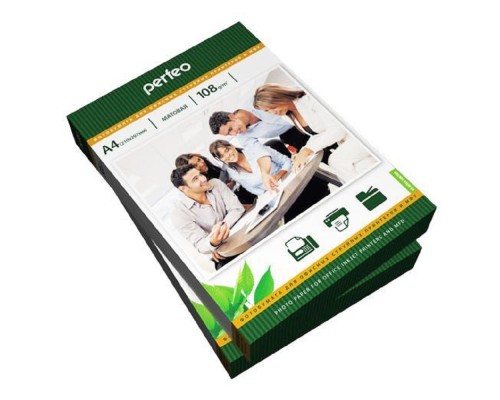 [фотобумага] Perfeo PF-MTA4-108/100 Бумага Perfeo матовая 100л, A4 108 г/м2 (M05)