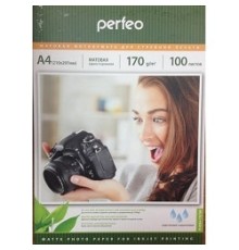 Perfeo PF-MTA4-170/100 Бумага Perfeo матовая 100л, A4 170 г/м2 (M04)
