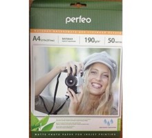 Perfeo PF-MTA4-190/50 Бумага Perfeo матовая 50л, A4 190 г/м2 (M06)