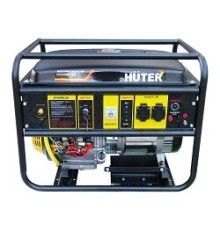Huter DY6500LXG 64/1/32 Электрогенератор { четырехтактный, 5000Вт, 220В/50Гц, 81Дб, принудительное охлаждение, бак 22 л, расход бензина 374 г/кВтч, расход масла 6,8 г/кВтч, вес 74 кг }
