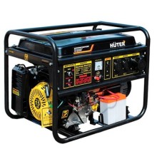 Huter DY8000L 64/1/33 Электрогенератор {четырехтактный, 6500Вт, 220В/50Гц, 91Дб, принудительное охлаждение, бак 25 л, расход бензина 374 г/кВтч, расход масла 6,8 г/кВтч, вес 79.5 кг }
