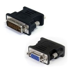 ORIENT Переходник C393 (B), DVI-I M (24+5) -> VGA 15F, позолоч.разъемы, черный (30326)