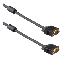 Exegate EX138948RUS Кабель монитор - SVGA card (15M -15M)  1.8м 2 фильтра Exegate позолоченные разъемы, экранирование