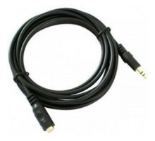 Exegate EX205308RUS Удлинитель звуковой (3.5mm Jack M - 3.5mm Jack F) 2м Exegate, позолоченные разъемы