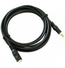 Exegate EX205308RUS Удлинитель звуковой (3.5mm Jack M - 3.5mm Jack F) 2м Exegate, позолоченные разъемы