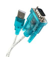 Кабель AM/Com port 9pin 1.2м VCOM адаптер USB -> RS232, DE9P (добавляет в систему новый COM порт), VUS7050
