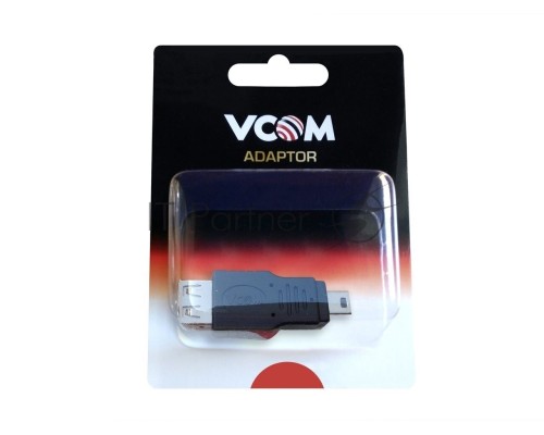 Переходник AF/miniBm USB 2.0 VCOM переходник USB(мама) на miniUSB, CA411