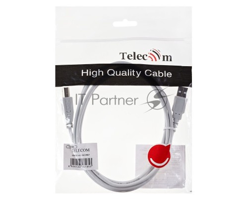 Кабель AM/BM USB2.0 1.8м TELECOM, TC6900-1.8M 