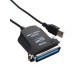Кабель AM/LPT 1.8м VCOM Кабель-адаптер USB -> LPT (прямое подключение к LPT порту принтера), VUS7052