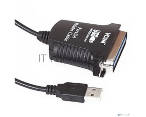 Кабель AM/LPT 1.8м VCOM Кабель-адаптер USB -> LPT (прямое подключение к LPT порту принтера), VUS7052