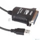 Кабель AM/LPT 1.8м VCOM Кабель-адаптер USB -> LPT (прямое подключение к LPT порту принтера), VUS7052