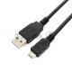 Кабель Gembird/Cablexpert CC-mUSB2D-1M,  Кабель USB 2.0 , мультиразъем USB, AM/microB 5P, 1м, пакет 