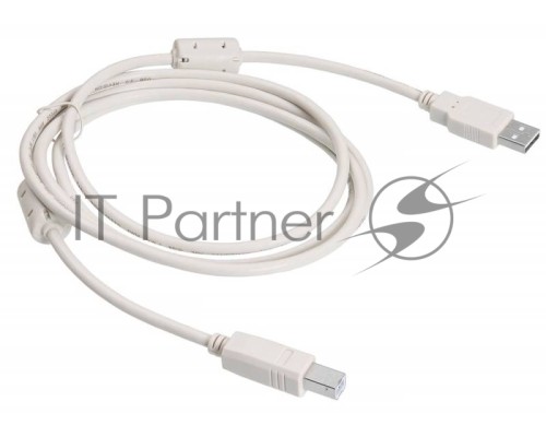 Кабель Buro Кабель USB2.0  USB2.0-AM/BM-1.8M-MG A(m)/B(m) (1.8м) феррит.кольца(USB2.0-AM/BM-1.8M-MG)
