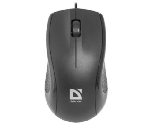[Мышь] Defender Optimum MB-160 Black USB {Проводная оптическая мышь, 3 кнопки,1000 dpi} [52160]