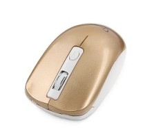 Gembird MUSW-400-G Gold USB { Мышь беспров., 3кн.+колесо-кнопка, 2.4ГГц, 1600 dpi, бесшумный клик}