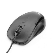 Gembird MOP-100 Black {Мышь, USB, черный, 3 кнопки,  1000 DPI, кабель 1.5м}