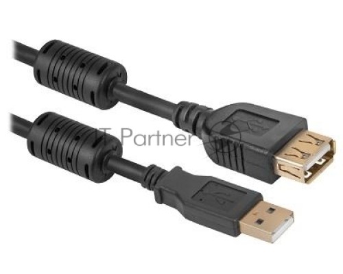 Кабель Defender PRO USB 2.0 кабель удлинительный 1.8м AM/AF , зол.конт, 2фер.фил. (87429)