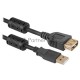 Кабель Defender PRO USB 2.0 кабель удлинительный 1.8м AM/AF , зол.конт, 2фер.фил. (87429)