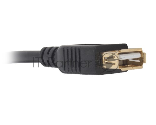 Кабель Defender PRO USB 2.0 кабель удлинительный 1.8м AM/AF , зол.конт, 2фер.фил. (87429)