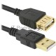 Кабель Defender PRO USB 2.0 кабель удлинительный 1.8м AM/AF , зол.конт, 2фер.фил. (87429)