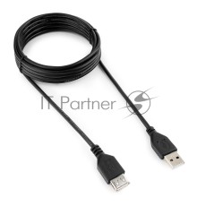 Кабель Gembird PRO CCP-USB2-AMAF-10 USB 2.0 кабель удлинительный 3.0м AM/AF  позол. контакты, пакет 