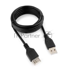 Кабель Gembird PRO CCP-USB2-AMAF-6 USB 2.0 кабель удлинительный 1.8м AM/AF  позол. контакты, пакет 