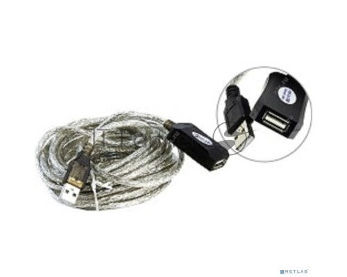 Кабель Aopen/Qust Кабель-адаптер USB2.0-repeater, удлинительный активный <Am-->Af> 5м (ACU823-5M) 6938510851314