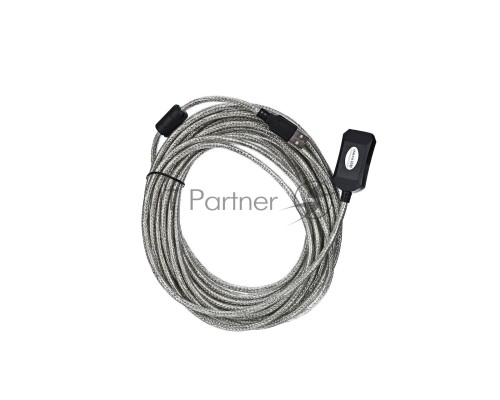 Кабель AM/AF USB2.0 10м Aopen удлинитель активный(с усилителем) USB2.0-repeater, ACU823-10M