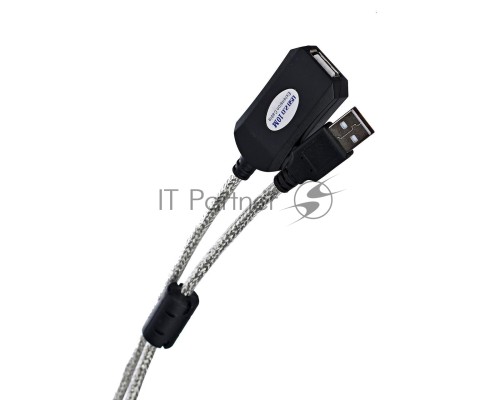 Кабель AM/AF USB2.0 10м Aopen удлинитель активный(с усилителем) USB2.0-repeater, ACU823-10M