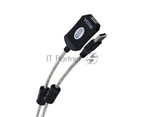 Кабель VCOM VUS7049-15M Кабель-адаптер USB2.0-repeater, удлинительный активный <Am-->Af> 15м
