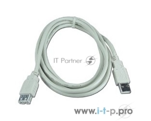 Кабель Gembird CC-USB2-AMAF-75CM/300 USB 2.0  0.75м AM/AF , пакет 