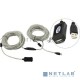 Кабель-адаптер Aopen/Qust USB2.0-repeater, удлинительный активный <Am-->Af> 20м (ACU823-20M) 6938510851345