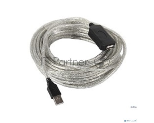 Кабель VCOM VUS7049-20M Кабель-адаптер USB2.0-repeater, удлинительный активный <Am-->Af> 20м