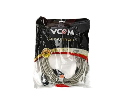 Кабель VCOM VUS7049-20M Кабель-адаптер USB2.0-repeater, удлинительный активный <Am-->Af> 20м