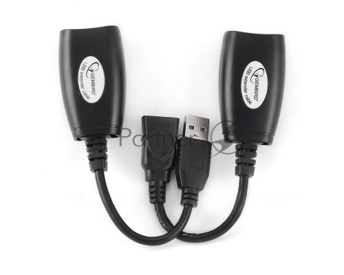 Кабель Gembird UAE-30M USB 2.0 кабель удлинительный AM/AF/RJ45Fx2  по витой паре