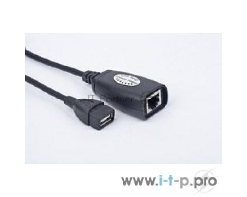 Кабель Gembird UAE-30M USB 2.0 кабель удлинительный AM/AF/RJ45Fx2  по витой паре