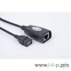 Кабель Gembird UAE-30M USB 2.0 кабель удлинительный AM/AF/RJ45Fx2  по витой паре