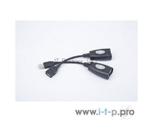 Кабель Gembird UAE-30M USB 2.0 кабель удлинительный AM/AF/RJ45Fx2  по витой паре