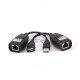 Кабель Gembird UAE-30M USB 2.0 кабель удлинительный AM/AF/RJ45Fx2  по витой паре