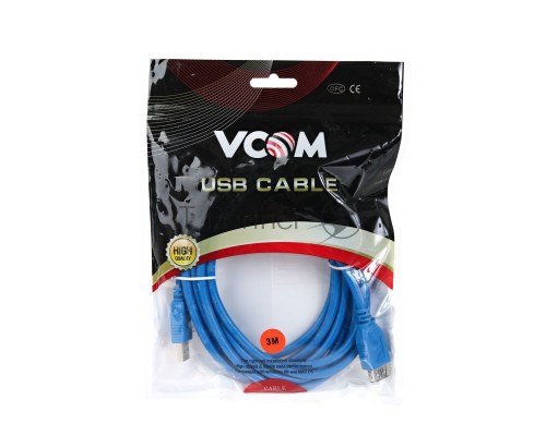 Кабель VCOM VUS7065-3M Кабель удлинительный USB3.0 Am-Af 3m