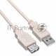 Кабель-удлинитель USB2.0 Buro USB2.0-AM-AF-1.8M-MG A(m)/A(f) (1.8м) феррит.кольца