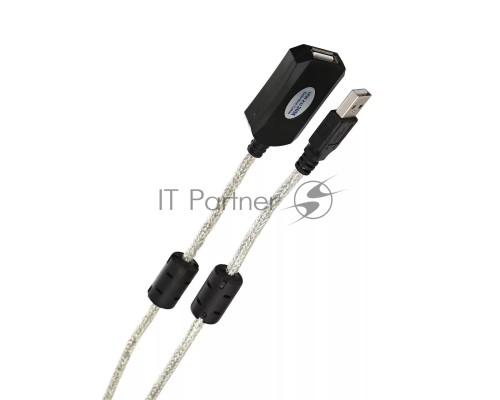 Кабель-адаптер VCOM VUS7049-25M USB2.0-repeater, удлинительный активный <Am-->Af> 25м